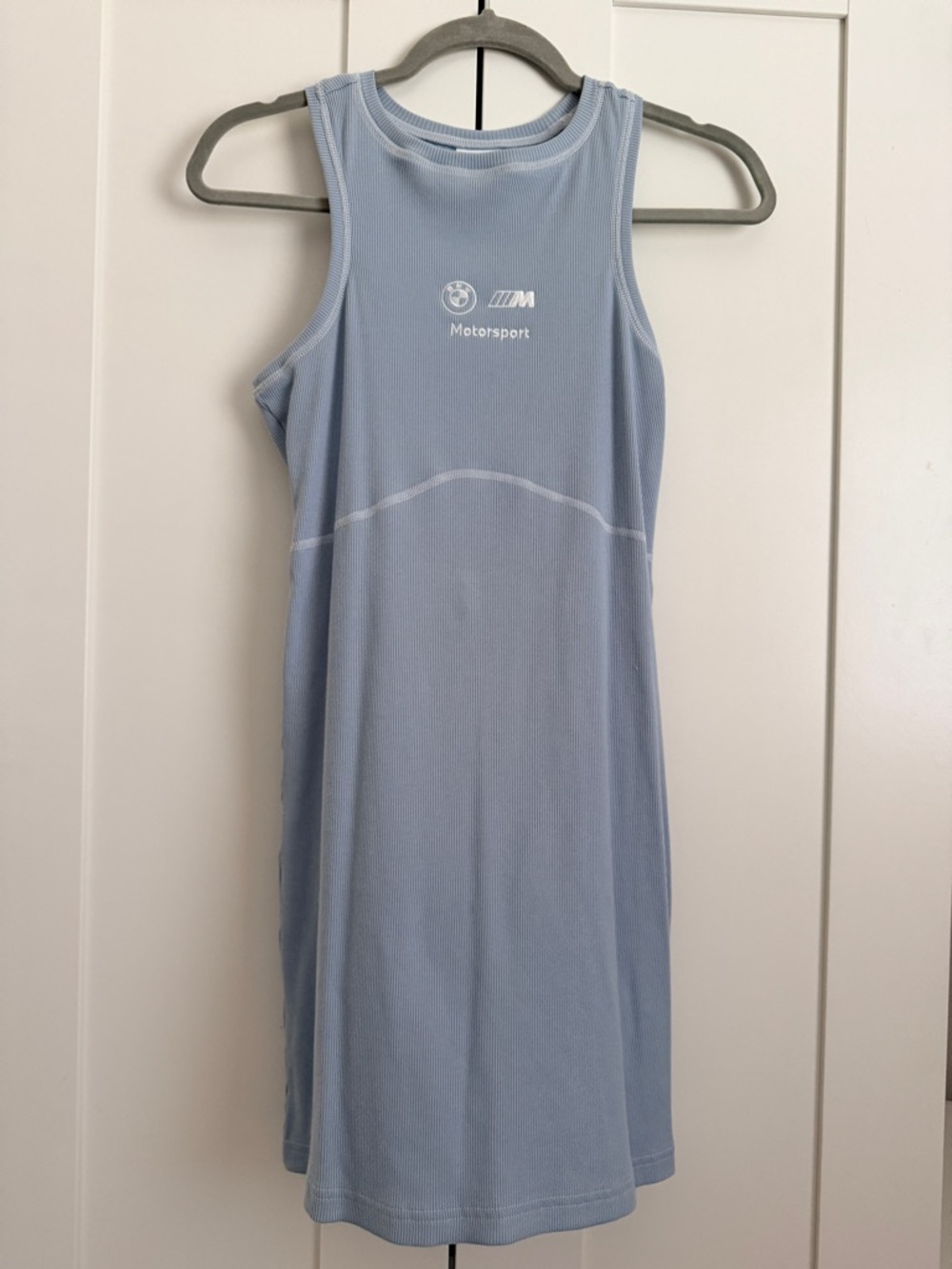 Puma BMW Urban Outfitters M Motorsport Light Blue Racer Tank Dress